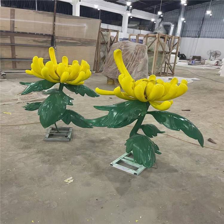 菊花雕塑觀賞型，街景小品，菊花雕塑常用
