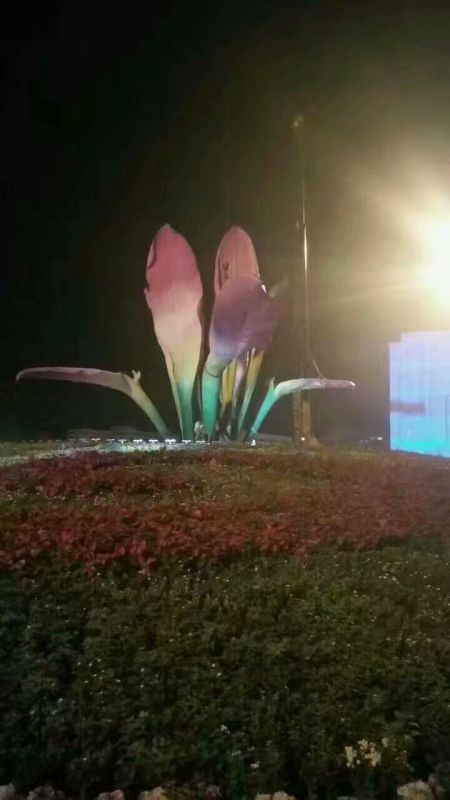 彩繪蘭花雕塑 景觀雕塑 街頭玉蘭花雕塑 彩繪蘭花雕塑 景觀雕塑 街頭玉蘭花雕塑