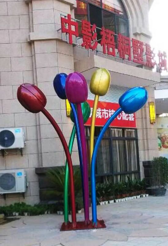 郁金香雕塑提供，多彩藝術(shù)，中式郁金香雕塑通用