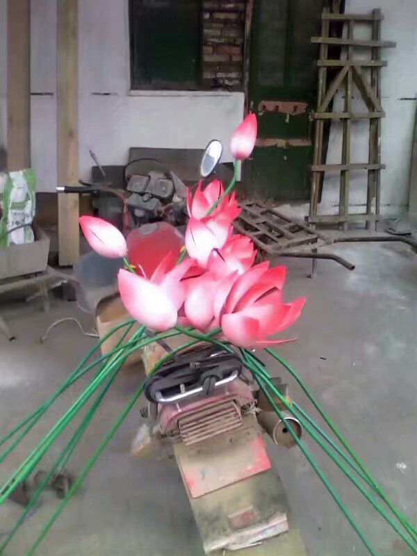 荷花雕塑定制，歐式風格，荷花雕塑供給