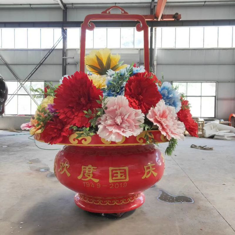 花籃雕塑標(biāo)準(zhǔn)，小區(qū)案例，房地產(chǎn)小區(qū)花籃雕塑常用